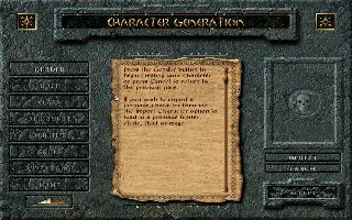 Character Generation and Import