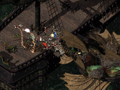 Githyanki Pirate ship attacks the party