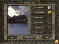 Icewind Dale II Interface Screenshot